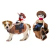  Hundeträger Halloween Hunde Reiten Pferd Kleidung Pografie Kostüm