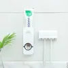 XUNZHE Dispenser di dentifricio completamente automatico Pigro antipolvere Portaspazzolino Tubo Pressa Spremiagrumi Per Pasta Accessori per il bagno Y267l