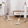 Eyliden 3 em 1 spray mop vassoura com almofada de microfibra raspador tanque de água recarregável para madeira cerâmica piso limpeza 2108242s