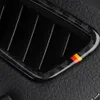 Carbon Fiber Sticker Dashboard Air Condition Vent Outlet Cover Trim Frame For Mercedes C Class W205 C180 C200 GLC Accessories256g