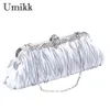 Sacos de noite requintado cristal cetim cocktail saco embreagem bolsa bolsa pequena mulheres carteira senhoras designer bolsas 230915