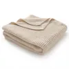 Couvertures Bébé Trucs Né Tricot Couverture Infantile Couvertures De Naissance Fille Wrap Poussette Jeter Garçon Coton Literie Swaddle Enfant Serviette De Bain Marchandises