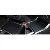 Rostfritt stål Center Console Water Cup Holder Trim Strips Car Styling 2st för Mercedes Benz GLE W166 ML GL GLS X166264M