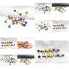 Tongue Rings 100Pcs Tongue/ Nipple Shield Ring Barbells Straight Bar 14G Four Strip Balls Body Piercing Jewelry 1.6X16X6/6Mm Dhgarden Dhxn3