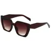 Hot-Selling Retro Square for Women Men Fashion Frame Sun Glasses Trendiga nyanser UV400 Skydd Solglasögon med låda