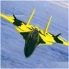 Электрический / радиоуправляемый самолет Электрический радиоуправляемый самолет Su 35 со светодиодными фонарями с дистанционным управлением Летающая модель планера 2 4G Истребитель Хобби Самолет Epp Foam Dh1Mu