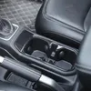 Copertura decorativa per portabicchieri anteriore in fibra di carbonio per Jeep Wrangler JL 2018 Presa di fabbrica Alta qualità Auto interna Ac276U