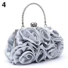 Avondtassen 2023 Handtas Dames Tote Bag Rose Flower Patroon Clutch voor Dames Feest Bruids Bolsa Feminina Bolso Mujer 230915