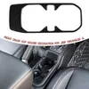 カーボンファイバーフロントウォーターカップホルダーカバージープラングラーJL 2018ファクトリーアウトレットハイクアットライティオート内部AC276Uの装飾カバー