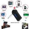 Bluetooth AuxミニオーディオレシーバーBluetooth Transmitter 3 5mm Jack Hands Auto Bluetooth Car Kit Music Adapter2684