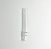 ガラスストローダブパイプリグスティック13cmオイルバーナー喫煙ドット付きパイプ用のガラスウォーターボングペンマウスピース