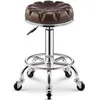 Modern barstol Beauty Pall With Wheels Petal Shaped Bar Round Stool Hushåll Roterande hissstol Manikyr Beauty Stool Rotatio240J