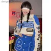 Women's Jackets Detachable locomotive baseball uniform wind coat ski-wear American car Sweethea09.14 L230916