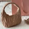 Mulheres tote bags bolsas designer sacos de ombro vaguear bolsa moda plissado macio pele carneiro hobo saco crossbody bolsas