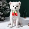 Abbigliamento per cani Anno Natale Papillon Impronta Campana Collare per cani di piccola taglia Accessori Collari per gatti personalizzati Collana con punti di fiocco di neve 230915