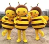 Arı Hornet Maskot Kostüm Sarı Bee Maskot Yetişkin Karakter Kostüm Giyim Giyim Giysi Cadılar Bayramı Partisi için Bee Maskot Kostüm