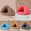 2019 Pet Dog Cat Triangle Bed House Warm Soft Mat Bedding Cave Basket Kennel Washable Nest Y200330305K