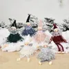 Niedlicher Spitzen-Engel-Weihnachtsbaum zum Aufhängen, Weihnachtsdekoration, festliche Party, Zuhause, Fensterschmuck, Weihnachtsgeschenke