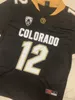 2023 NCAA Colorado Buffaloes Football Jersey 2 Shedeur Sanders 12 Travis Hunter Stitched Jersey