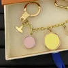 Fashion Flower Desigers Keychain Charm Designer Key Rings For Mens And Women Jewelry Party Lovers Gift Keyring With Box New 220123307I