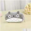 قلم رصاص حقائب الجملة 15 PCS الكثير من الرسوم المتحركة Totoro Style Plush Zipper Cosmetic Bag Bacts Writing Supplies Office School Supplies257d Dr Dhxsx