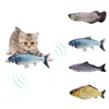 Cat Toys LXX-30CM Symulacja zabawka ryba mennica USB ładowanie srebrnego arkowana234o