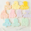 Bakvormen Letter Nummer Cookie Cutter Acryl Omgekeerde Stempel Embosser Fondant Mallen Gereedschap Biscuit Gebak Ambachtelijke Taart Decoratie Gereedschap