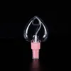 Empty Love Heart Plastic Alcohol Refillable Bottle 50ml Clear Transparent PET Hand Sanitizer Bottles with Key Ring Hook Easy to Carry Terfl