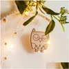 Other Home Decor Tassel Dream Catcher Moon Owl Tapestry Handmade Rame Pendant Wall Hanging Decoration Bedroom Drop Delivery Garden Dh6Ls