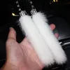 Ny high-end Car Crystal Diamante Pendant Mink bakspegel