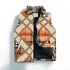 Otoño Invierno para hombre Chaleco de plumón Diseñador de moda Collar de hombre chaleco de algodón de invierno Chalecos de hombre al aire libre Tamaño asiático M - 3XL