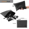 Hooks Rails 35st Molle Attachments Bag Clip Strap Set ryggsäck Webbing för västbälte med Zippered Pouch240k