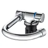 Foldbar kökskran 360 Dgree Rotation Sink Water Tap Single Handle Cold Water Mixer kran för RV -båt282U