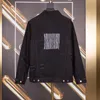 Designer jacket luxury brand jackets Spring Autumn Thin Jacket Coat Men sports long sleeve Denim clothing 15 styles black white letter Geometric printed jacket