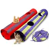 Puzzle jouets pour animaux de compagnie canal pliant jouet pour chat Tunnel pour animaux de compagnie Tunnel de jeu pour chat pliable 1304p