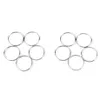 Portachiavi 50 100 pz Portachiavi Split Ring 25mm Anelli Portachiavi Argolas Para Chaveiro Accessori Per Chiave Porte Cle Parts274L