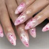 Fałszywe paznokcie francuska manicure gwiazda księżyca pusta fałszywe nial