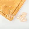 Bakning formar bokstav nummer cookie cutter akryl omvänd stämpel embioner fondant mögel verktyg biscuit bakverk hantverk tårta dekoration verktyg