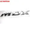 Silver Car Rear Trunk 3D Letter MDX TSX SH-AWD Emblem Logo Badge Decal Sticker For Acura Cars2427