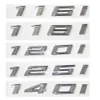 3D ABS NEW Chrome Breat Trunk Letters Badge Badge Emblems Sticker for BMW 1 Series 116i 118i 120i 140i 125i 2016269d