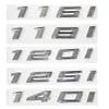 3D ABS NUOVO CHROME LETTERE PER LETTERE PER LETTURE BASCIALE BADGRE EMBLICA EMBLICI AVIDER PER BMW 1 SERIE 116I 118I 120I 140I 125I 2016269D