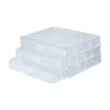 Jewelry Pouches Storage Box Earring Tray 3 Layer Drawers For Dresser NightStand