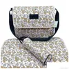 Designer Luiertas Waterdicht Mama 3-delig Baby Rits Bruin Geruite Print Verkooprugzak Messenger Stapel Tote Drop Delivery Dhwnr