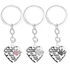 12 Pcs Lot Key Chain No Longer By My Side But Forever In My Heart Paw Print Heart Keychain Pet Animal Lovers Memorial Friend Key R247l