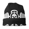 Basker Spartan Gym Logo Beanie Cap Unisex Winter Bonnet Sticked Hats Cool Outdoor Bodybuilding Fitness Muscle Skallies Beanies