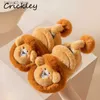 Slipper Cartoon Lion Children's Winter Shoes Cute 3D Animals Floor Slippers For Kids Flats Warm Plush Design Child Girls Boys Slippers T230916