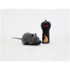 Cat oyuncakları 8 renk uzaktan kumanda kablosuz rc simation fare oyuncak elektronik fareler yavru kedi yenilik drow