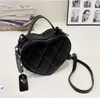 女性デザイナーバッグハンドバッグバッグ財布チェーンバッグクロスボディミニハートラブレザーコレターハンドバッグ