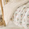 Blankets Swaddling s born Winter Couverture Nouveau Bear Print Baby Quilt Thick Comforter for Crib Cotton Nap Blanket Muslin 230927