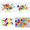 Tongue Rings 100Pcs/Lot Glow In Dark Luminous Fexible Ring Bar Nipple Barbells Body Piercing Jewelry 1.6X16X6/6Mm Drop Delive Dhgarden Dh6Pz